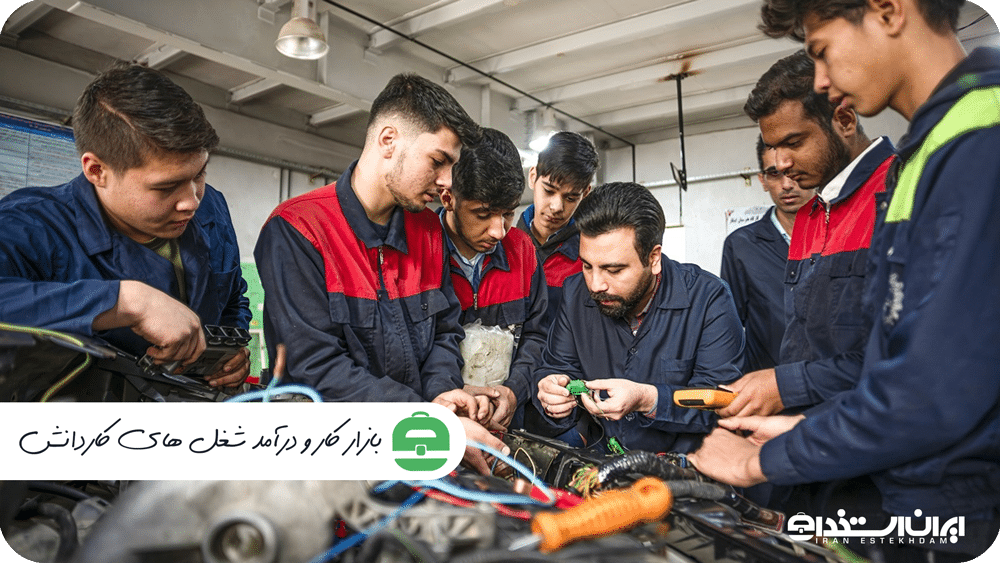 بازار کار شغل های کاردانش