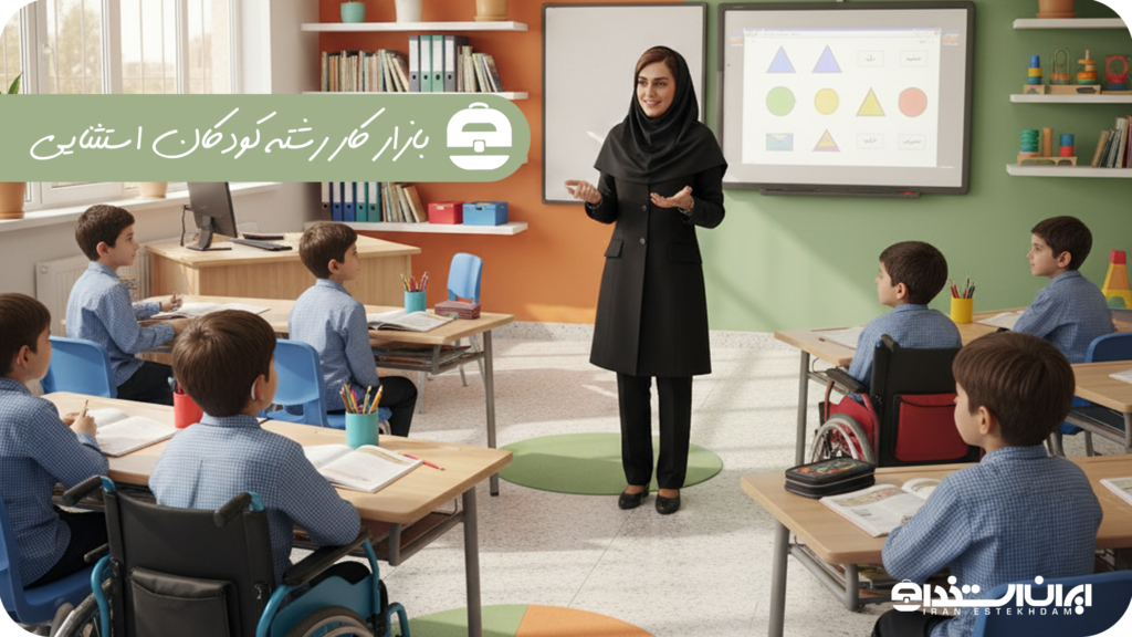 بازار کار رشته کودکان استثنایی