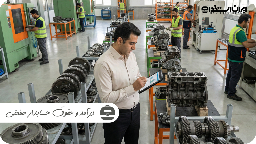 حقوق حسابدار صنعتی