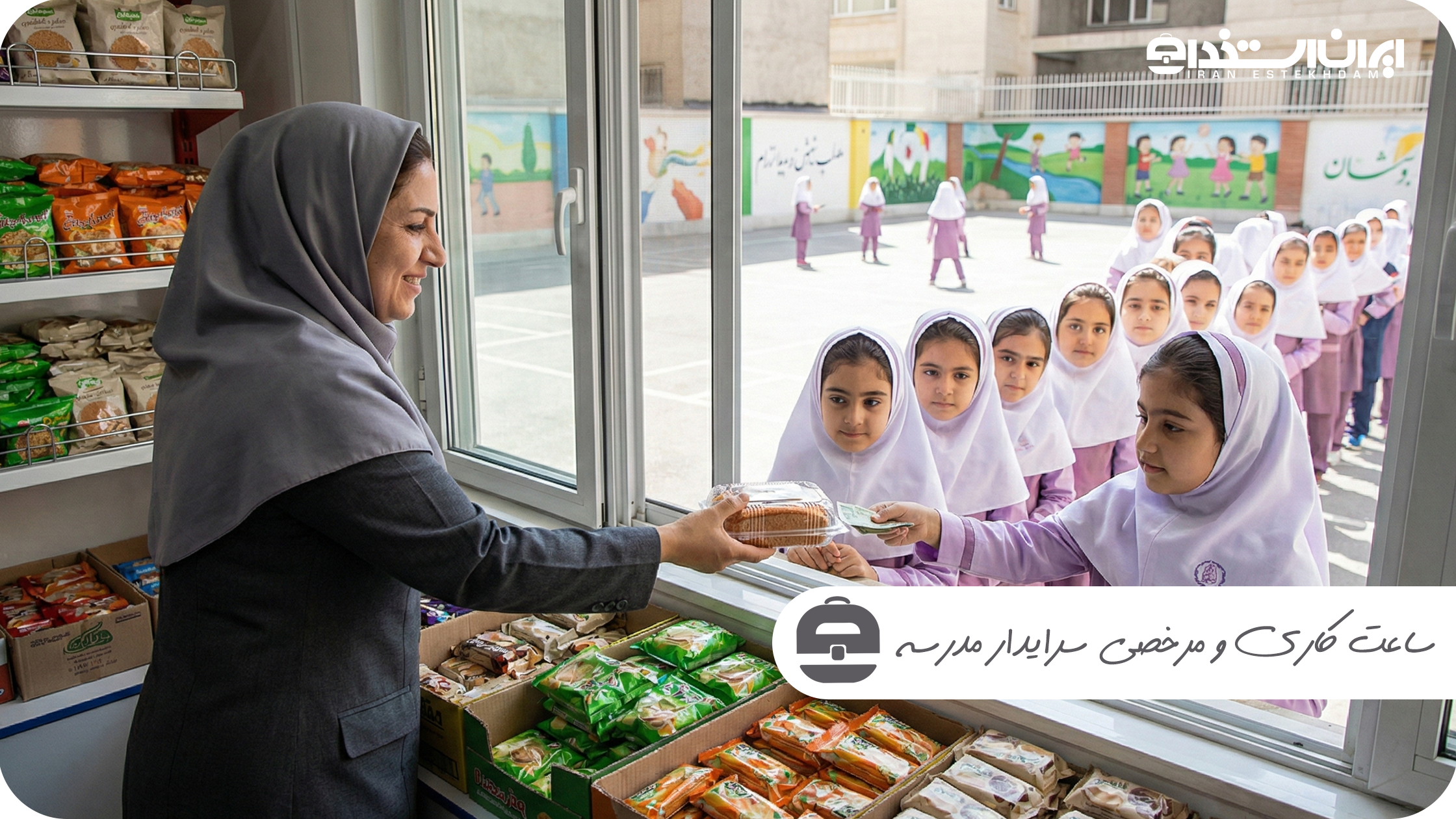 ساعت کاری و مرخصی سرایدار مدرسه