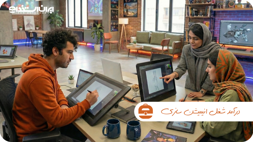 درآمد انیمیشن ساز